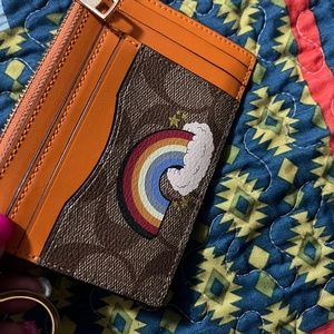 Coach keychain wallet